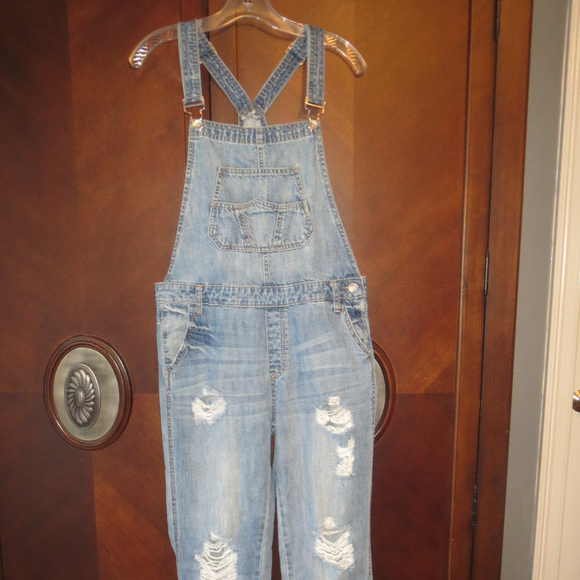 Special A Jeans Denim - Special A Jeans Destroyed Overalls M
